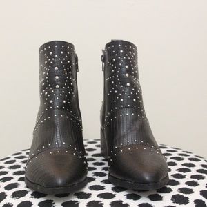 Nasty Gal Studded Heel Booties